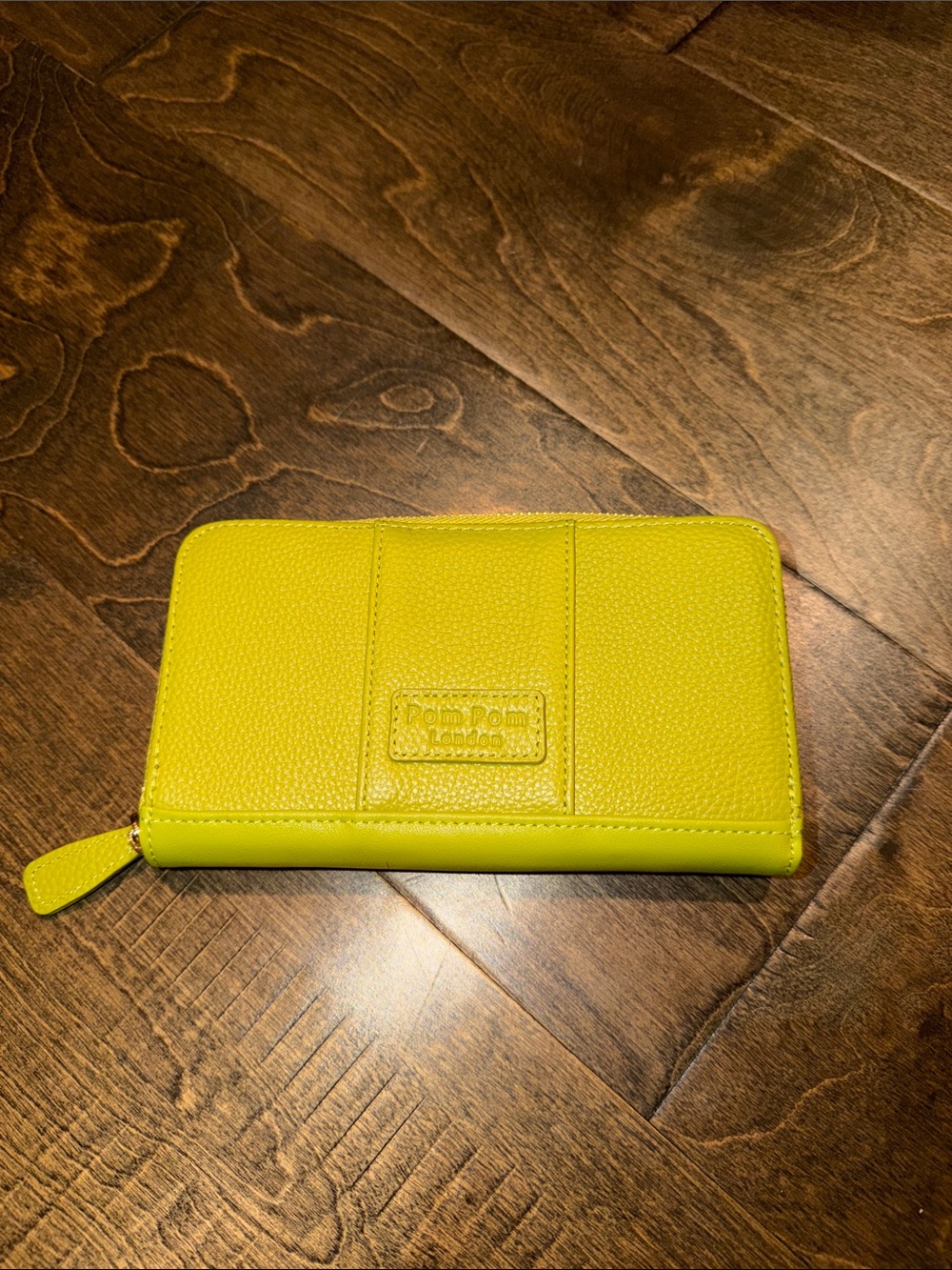 Pom Pom London Citron Yellow Wallet
